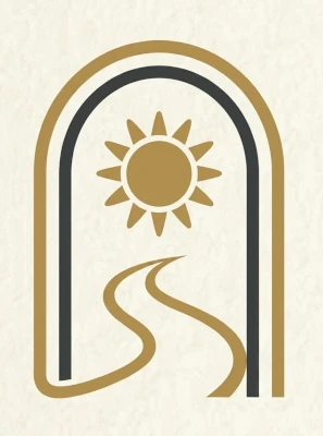 Nelson Dario sun and path brand symbol